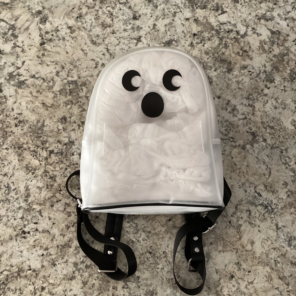 Mad Engine Clear Ghost Mini Backpack Bag NEW